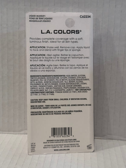 L.A. Colors Liquid Makeup C62234 Creamy Beige