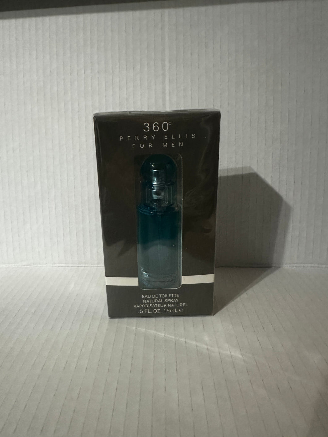 Perry Ellis 360 Eau De Toilette Spray for Men, .5 FL  Oz, 15mL