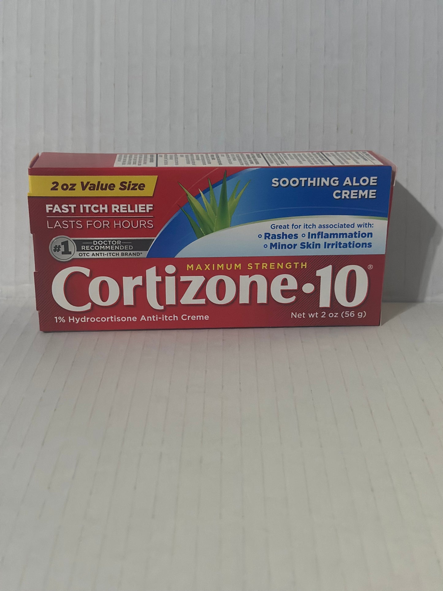 Cortizone-10 1% Hydrocortisone Anti Itch Cream for Eczema and Bug Bite Relief, Maximum Strength, 2 oz