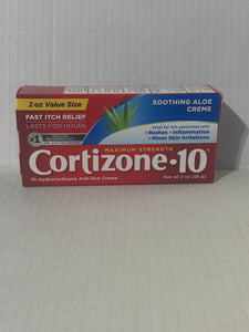 Cortizone-10 1% Hydrocortisone Anti Itch Cream for Eczema and Bug Bite Relief, Maximum Strength, 2 oz