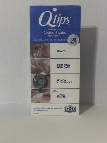 Q-tips Cotton Swabs Original 625 Count