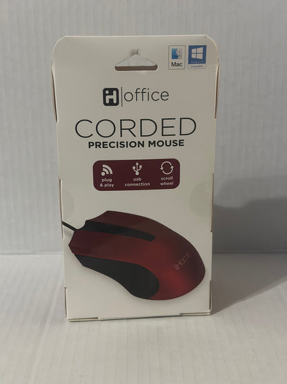 iHome Red & Black Wireless Mouse