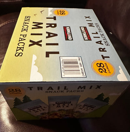 Kirkland Signature Expect More Trail Mix Snack Packs 2 oz, 28 count