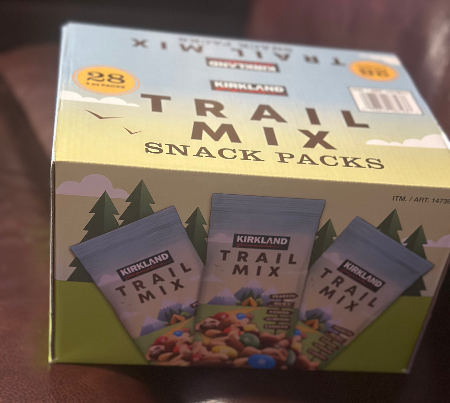 Kirkland Signature Expect More Trail Mix Snack Packs 2 oz, 28 count
