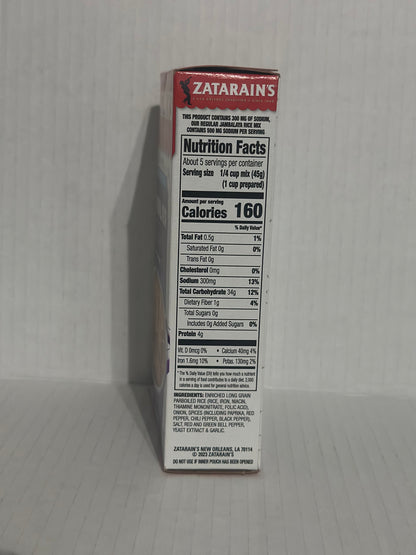 Zatarain's One Pot Reduced Sodium Jambalaya Long Grain Rice Mix 8 oz box