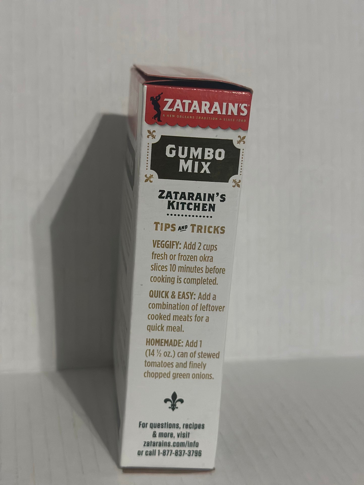 Zatarain's One Pot Gumbo Long Grain Rice Mix 7 oz box