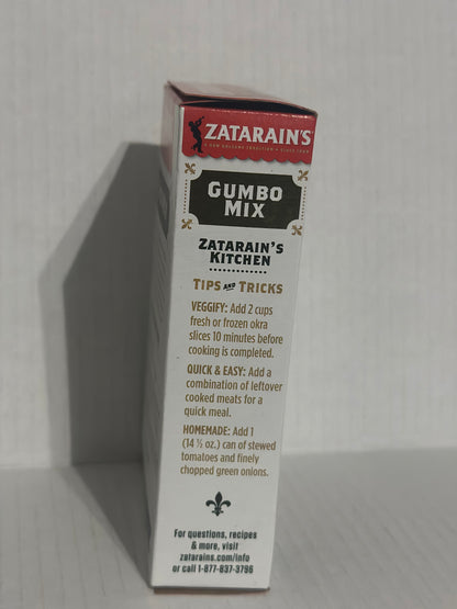 Zatarain's One Pot Gumbo Long Grain Rice Mix 7 oz box