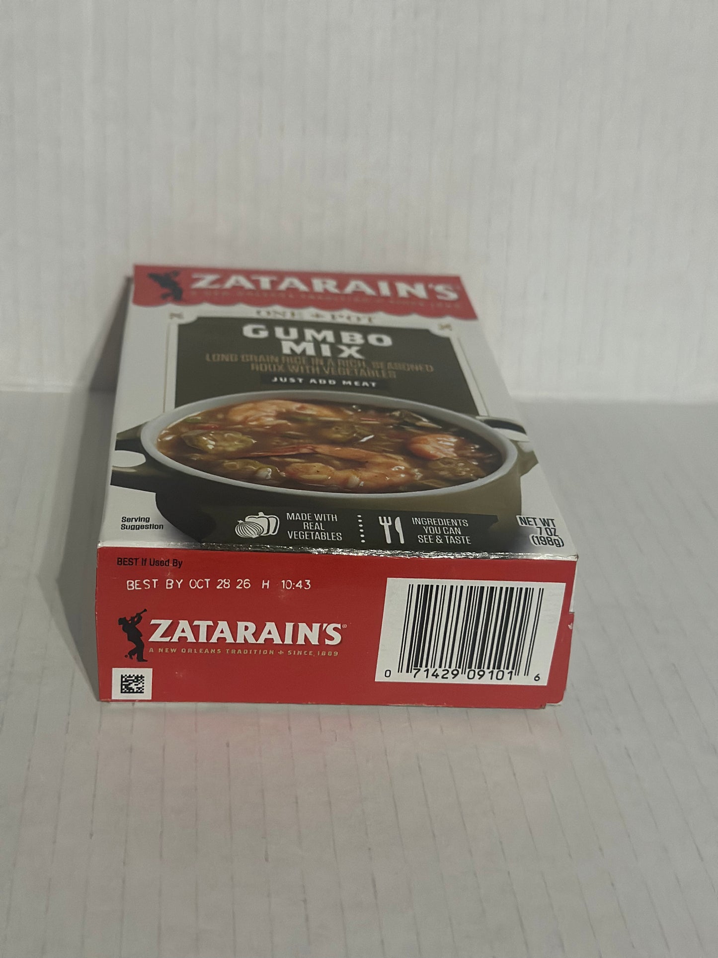 Zatarain's One Pot Gumbo Long Grain Rice Mix 7 oz box