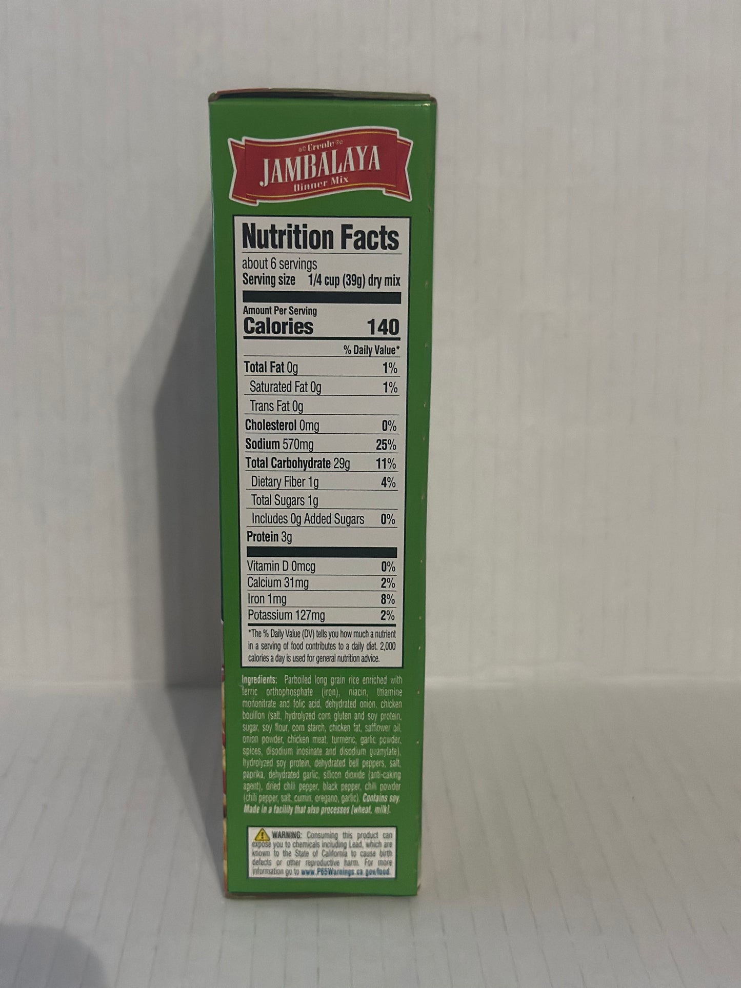 Tony Chacheres Creole Jambalaya Dinner Mix 8 oz box