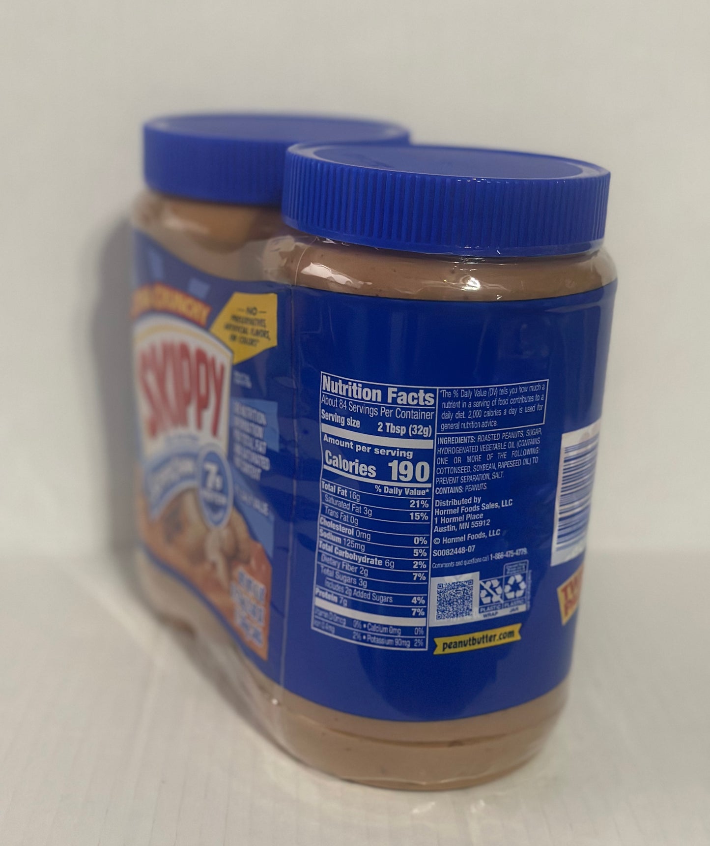 Skippy Chunky Peanut Butter-48 oz, 2ct