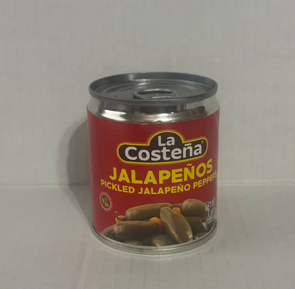 La Costena Green Pickled Whole Jalapeño Peppers, 7 Oz