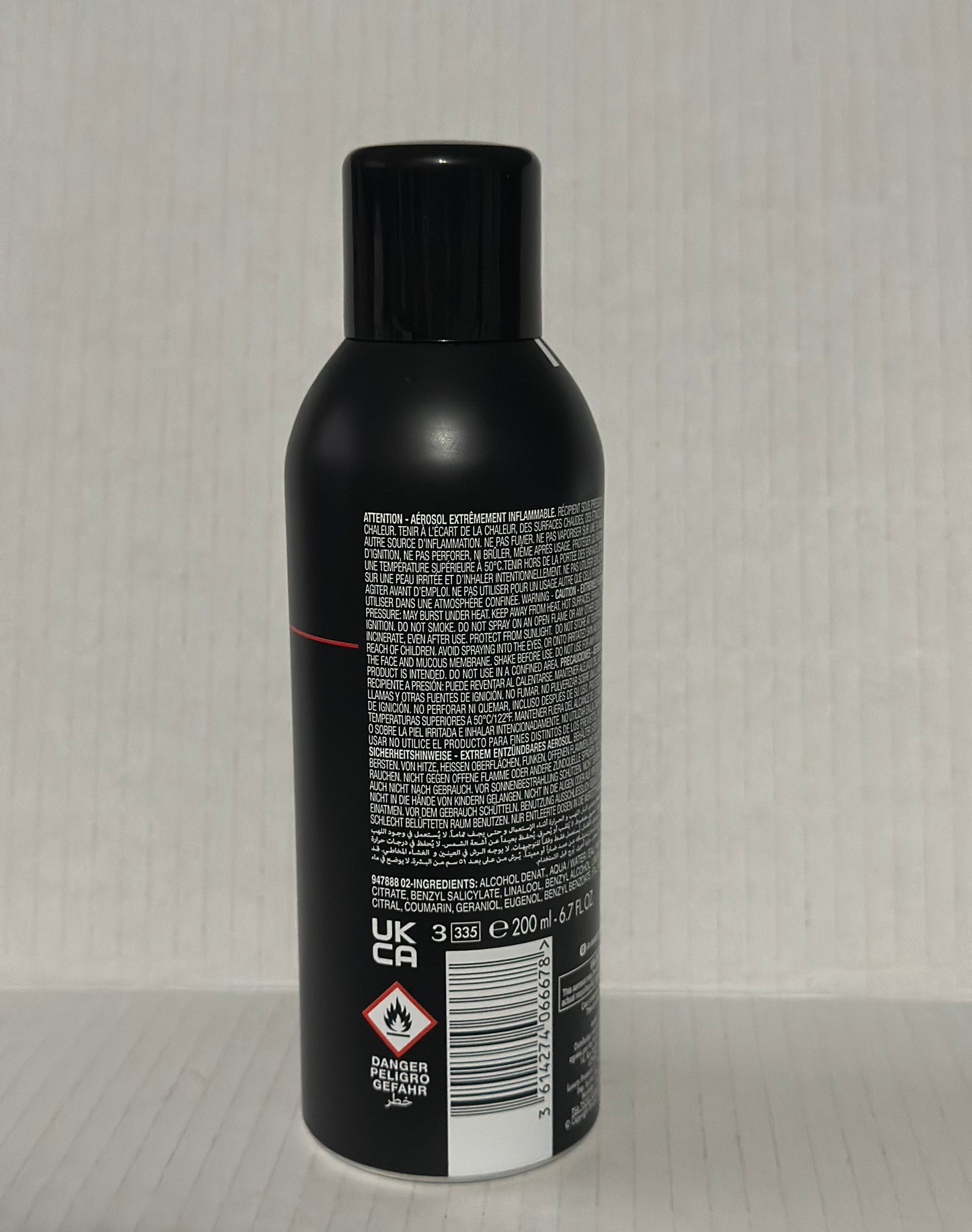 Guy Laroche Drakkar Noir Body Spray for Men, 5.8 oz
