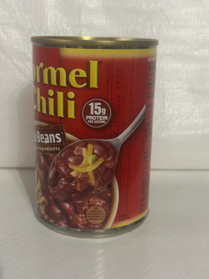 HORMEL Chili with Beans, No Artificial Ingredients, 15 oz Steel Can