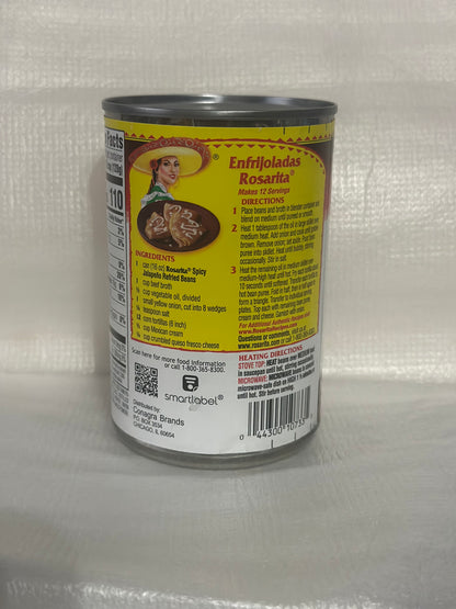 Rosarita Spicy Jalapeno Refried Beans, 16 oz.