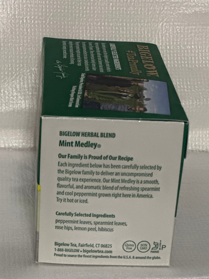 Bigelow Tea Herbal Tea, Mint Medley, 20 Tea Bags