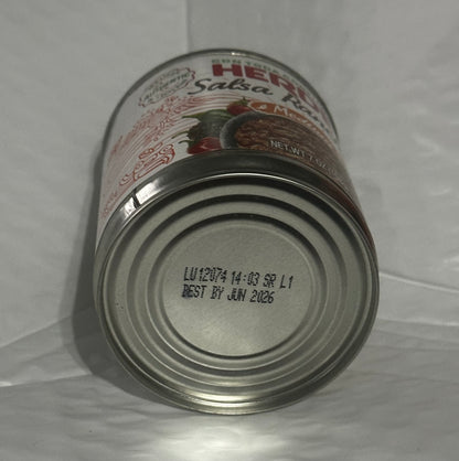 HERDEZ Ranchero Salsa, Regular Medium, 7 oz Aluminum Can