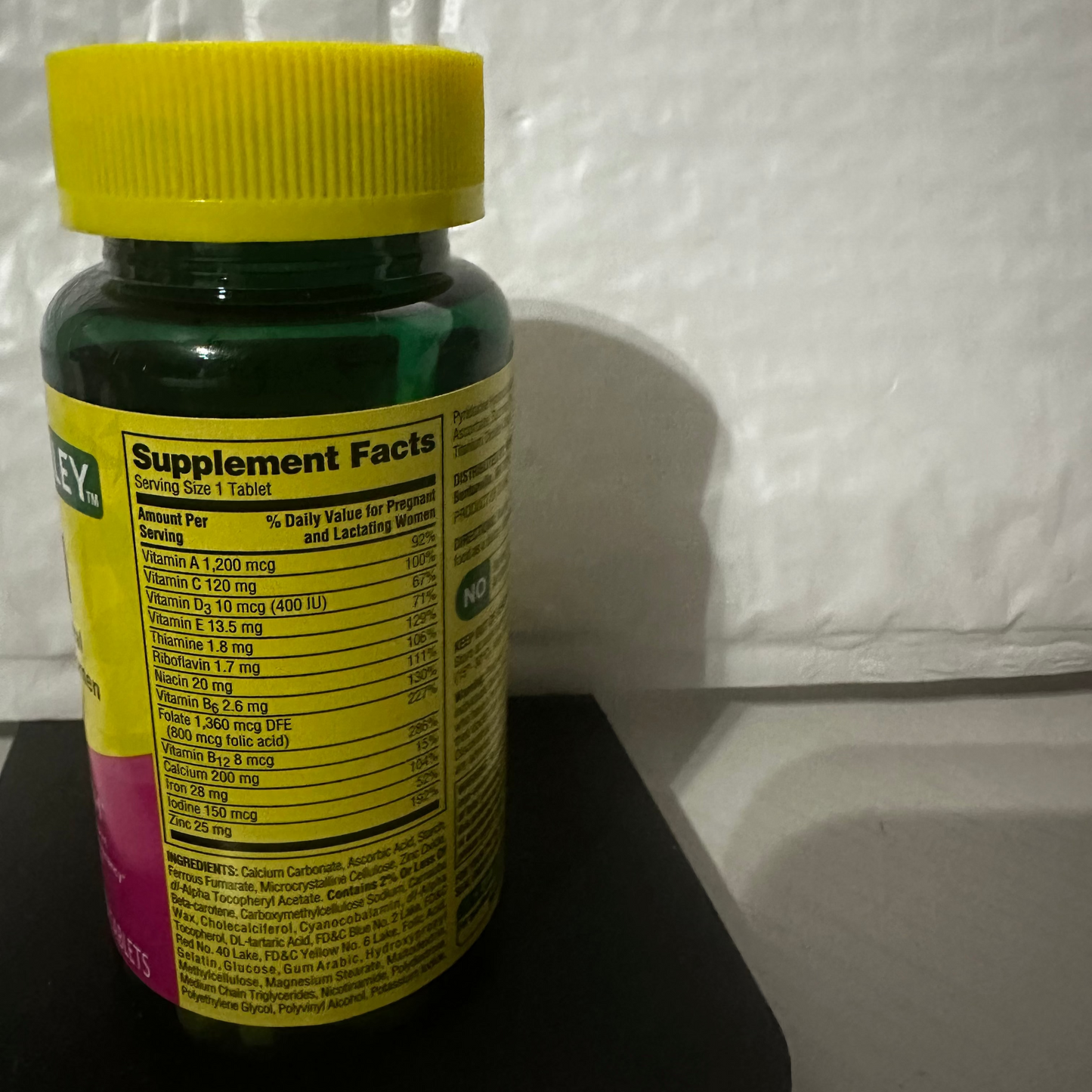 Spring valley Prenatal multivitamin/multimineral for pregnant or nursing women 100 tablets