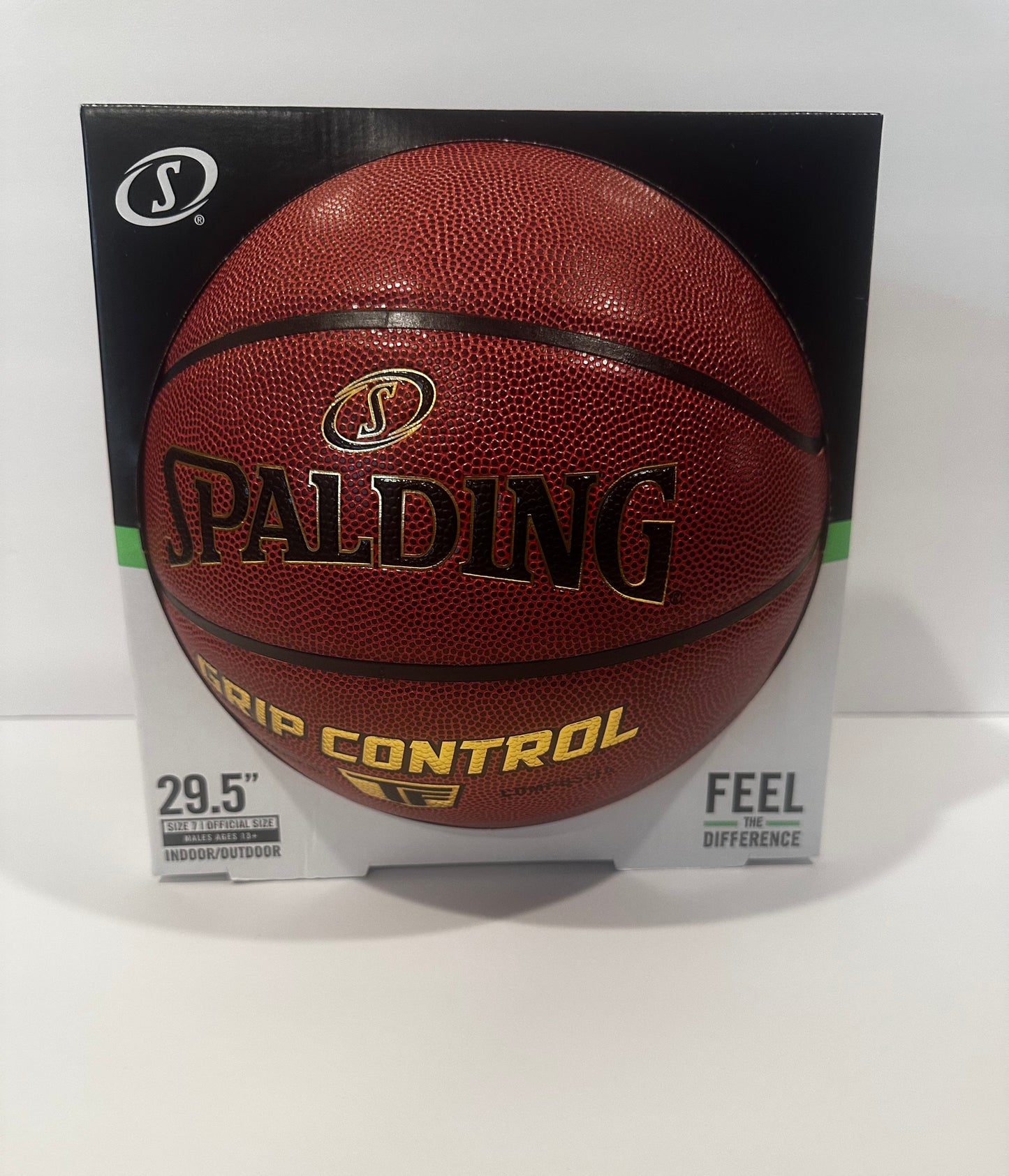 Spalding Grip Control TF Indoor and Outdoor Basketball - Size 7, 29.5"