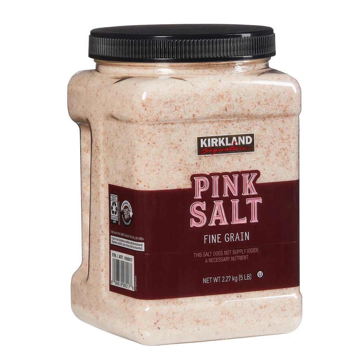 Kirkland Signature Pink Salt Fine Grain 5 Pounds