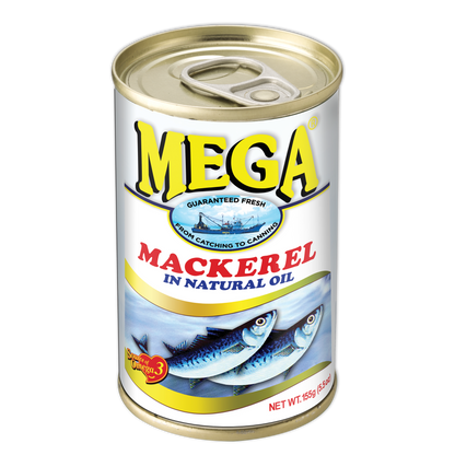 Mega Mackerel in Natural Oil