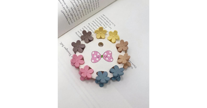 Mini Hair Clamp Solid Matte Color 1.5cm Side Bangs