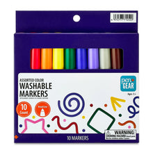 Load image into Gallery viewer, Pen+Gear Washable Markers, Broad Tip, Assorted Colors, 10 Count
