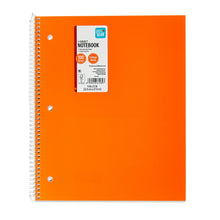 Load image into Gallery viewer, Pen+Gear College Ruled Poly 1-Subject Notebook with Inside Pockets, 9&quot; x 11&quot;, 100 Heavyweight Sheets
