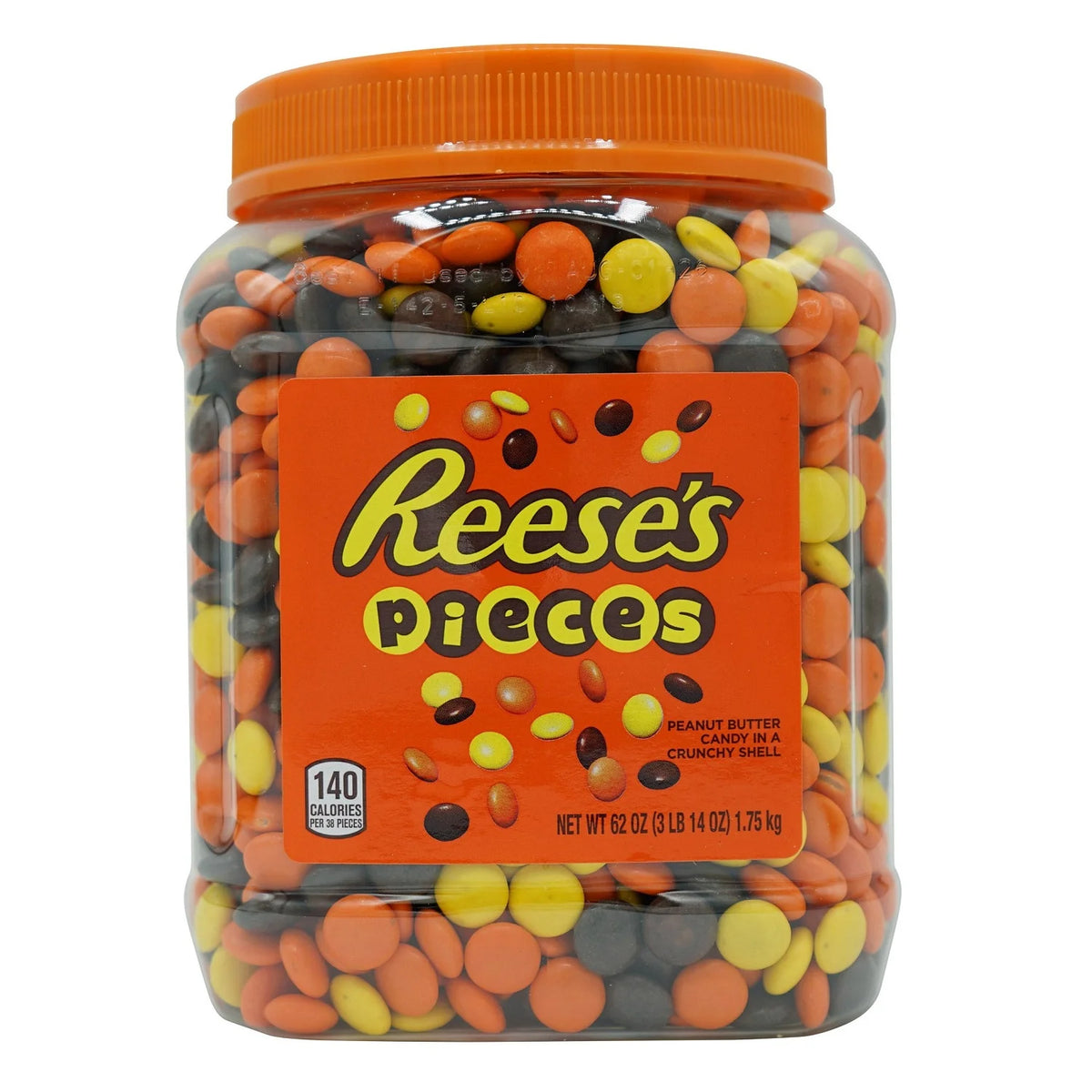 Reese's Pieces Peanut Butter Candy, 62 Ounce