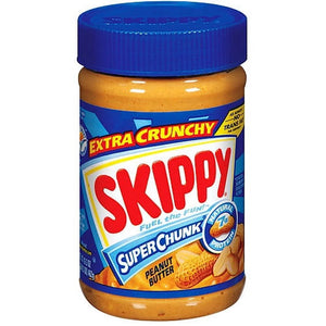 SKIPPY SUPER CHUNK Peanut Butter, 7 g Protein Per Serving, 16.3 oz Jar