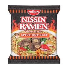 Load image into Gallery viewer, Nissin Ramen Instant Noodles Spicy Hot Beef 62g
