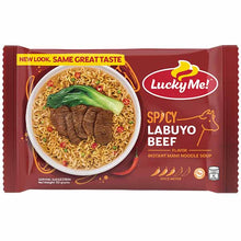 Load image into Gallery viewer, Lucky Me! Spicy Labuyo Beef Instant Mami 55g
