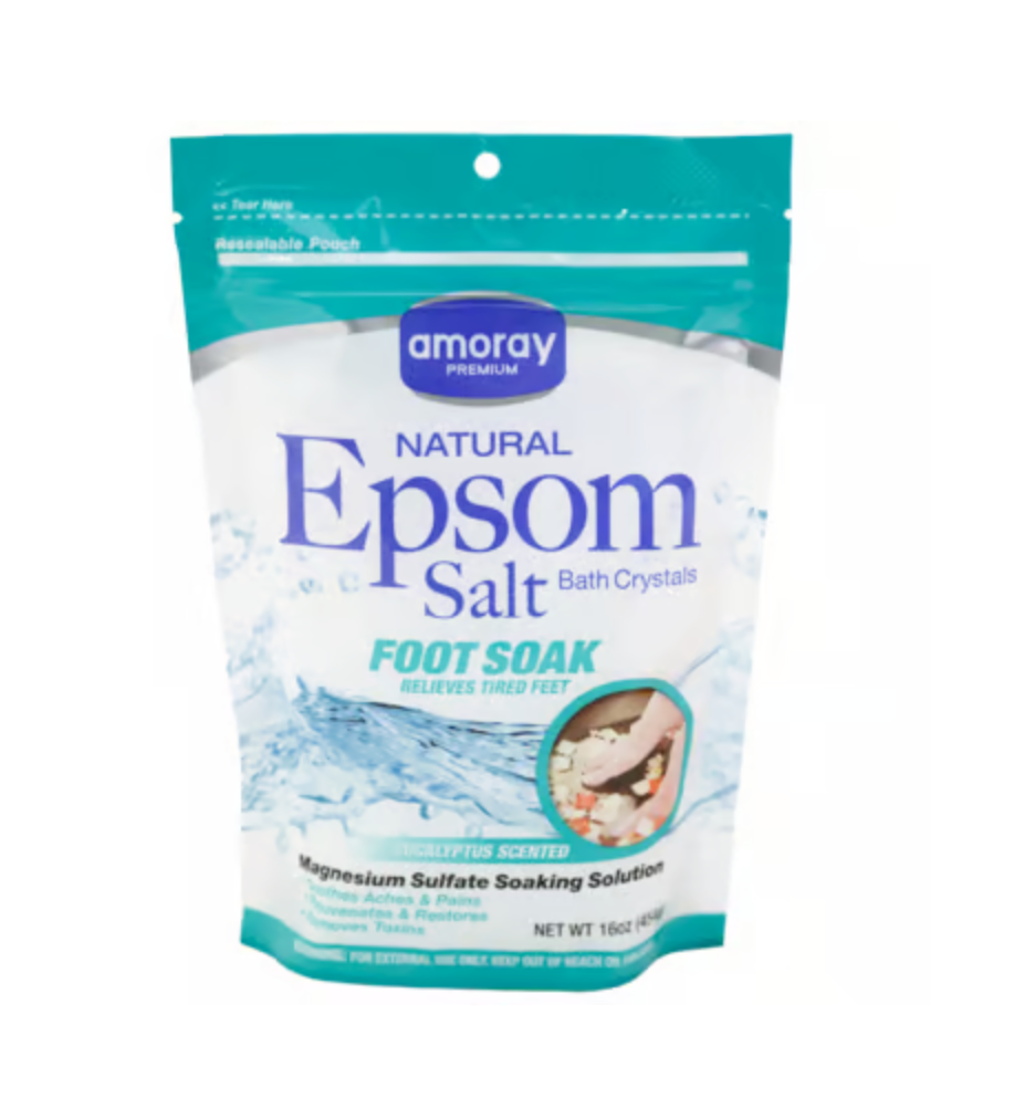Epsom Salt 16oz Foot Soak Amoray Bag 454g
