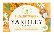 Load image into Gallery viewer, Yardley Shea Buttermilk Sensitive Skin Soap, 4.25 oz. Bars
