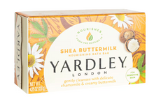 Load image into Gallery viewer, Yardley Shea Buttermilk Sensitive Skin Soap, 4.25 oz. Bars
