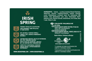 Irish Spring Aloe Mist Deodorant Bar Soap for Men, All Skin Types, 3.7 Ounce, 4 Bar Pack