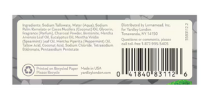 Yardley Activated Charcoal Moisturizing Bath Soap, 4.25 oz. Bars