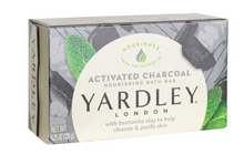 Load image into Gallery viewer, Yardley Activated Charcoal Moisturizing Bath Soap, 4.25 oz. Bars
