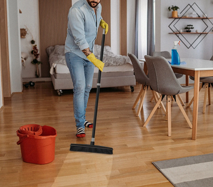 Essentials Rubber Broom Head, 10.6 x1.96 in.