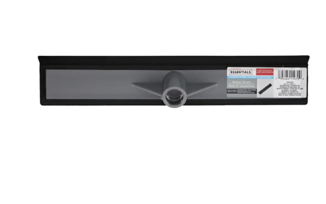 Essentials Rubber Broom Head, 10.6 x1.96 in.