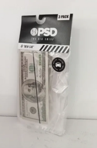 3 Pack 100 Dollar Bill Air Freshener, New Car Scent, Long Lasting Odor Eliminator, Fun Rearview Mirror Accessory, Freshens Up Any Vehicle, Novelty Car Decor, Hanging Design for Easy Use