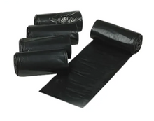 Load image into Gallery viewer, Heavy Duty GARBAGE TRUSH BAGS / 2 Bags in 1 Pack 11LBS. 5kg / 50 cm x 60 x 30 pcs / 45 cm x 55 cm x 20 pcs
