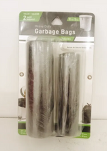 Load image into Gallery viewer, Heavy Duty GARBAGE TRUSH BAGS / 2 Bags in 1 Pack 11LBS. 5kg / 50 cm x 60 x 30 pcs / 45 cm x 55 cm x 20 pcs
