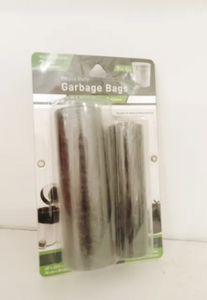 Heavy Duty GARBAGE TRUSH BAGS / 2 Bags in 1 Pack 11LBS. 5kg / 50 cm x 60 x 30 pcs / 45 cm x 55 cm x 20 pcs