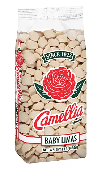 Camellia Baby Limas White Dried  Beans