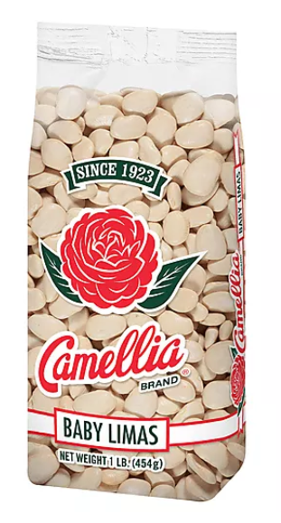 Camellia Baby Limas White Dried  Beans
