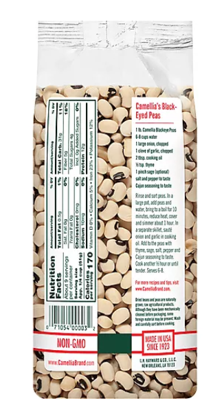 Camellia Blackeyes Peas 454g