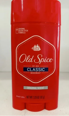 Old Spice Classic Original Scent Deodorant for Men, 3.25 oz