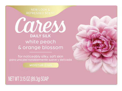 Caress Daily Silk Floral Scented Soap Bars, 3.15 oz.