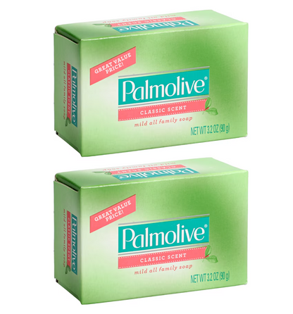 Palmolive Green Soap Bars, 2-ct. Packs