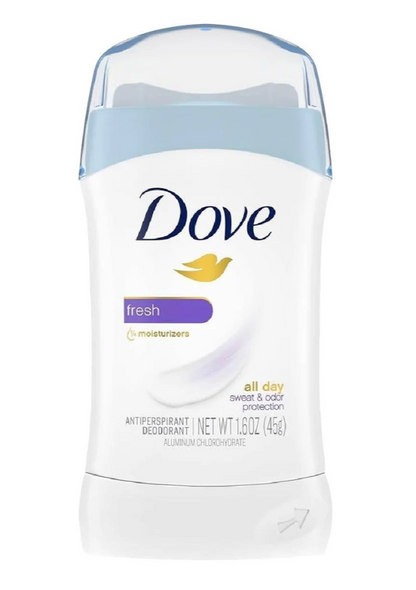 Dove Invisible Solid Antiperspirant Deodorant Stick Fresh, 1.6 oz